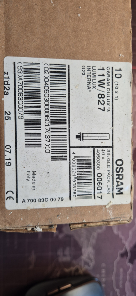 Osram Dulux S11 / 827 warmweiß  G23 Sockel